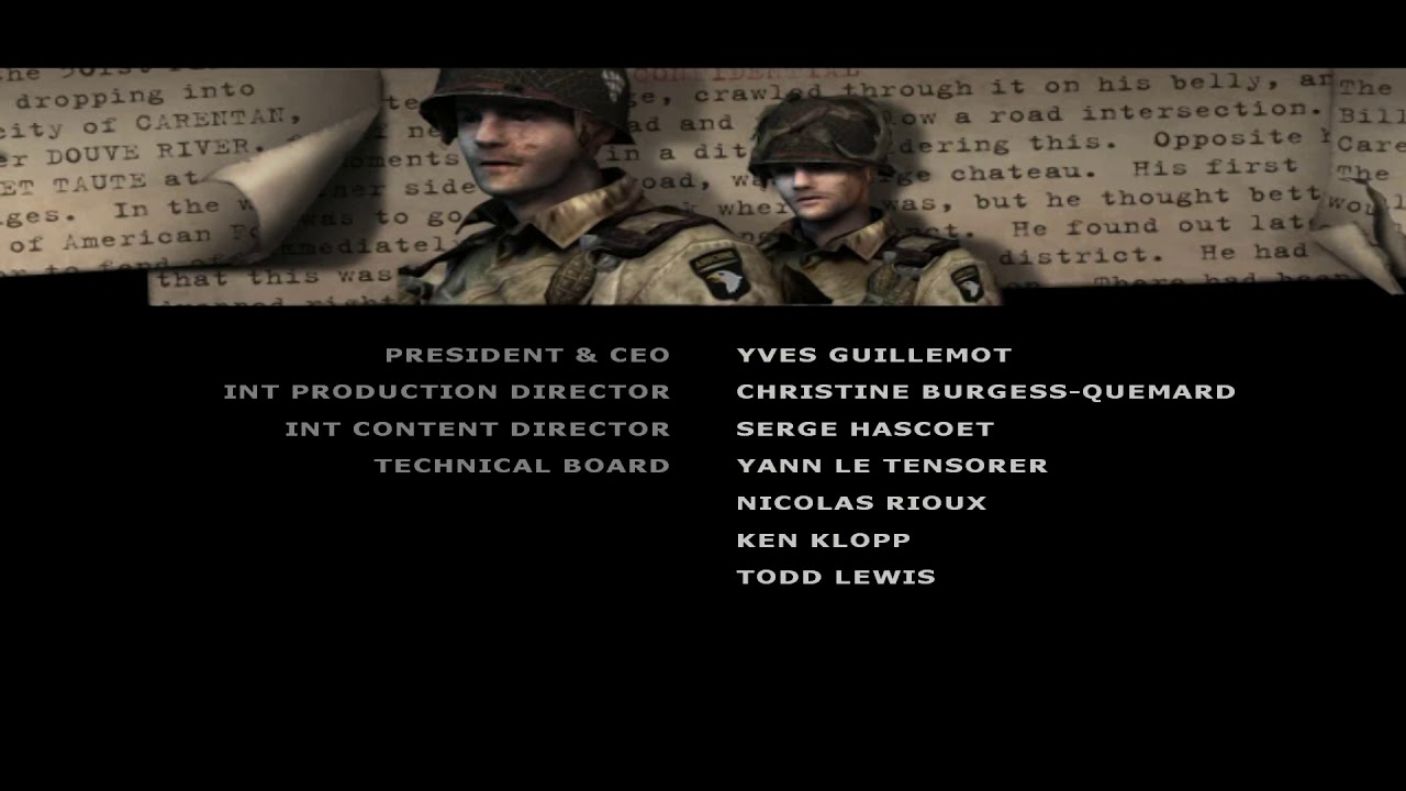 Brothers in Arms: Earned in Blood - Bookends & credits