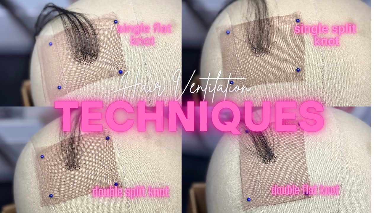 HOW TO : 4 CLOSURE AND FRONTAL VENTILATING TECHNIQUES/ PATTERNS.