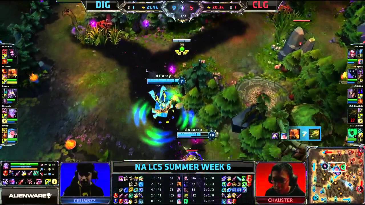 Dignitas (DIG) vs CLG (Counter Logic Gaming) || NA LCS Summer 2013 W6D2 || Full Game HD