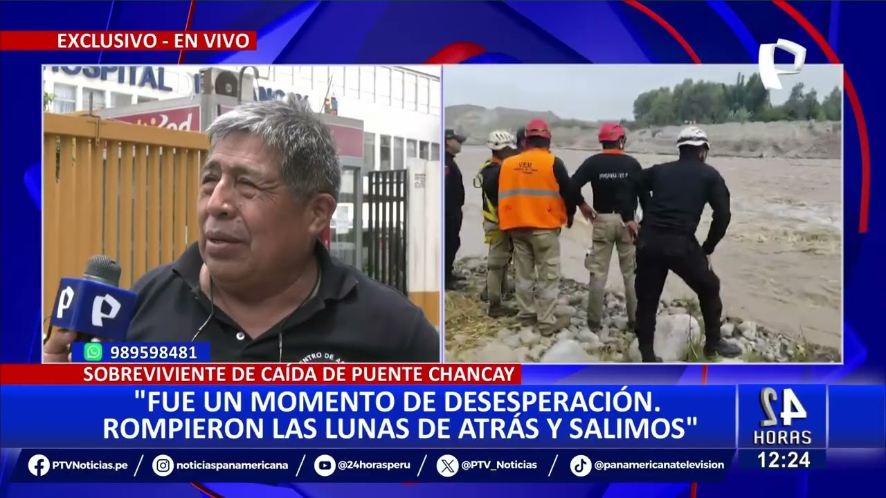 ¡Testimonio de esperanza! Pasajero relata su experiencia tras accidente en Chancay 🙏🚌 (1/2)