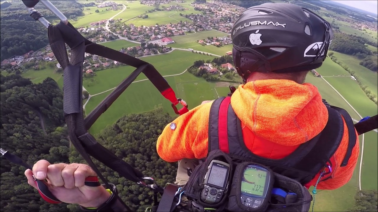 Gleitschirm-Tandemflug vom Hochfelln (Bergen, Chiemgau) am 15.08.2018