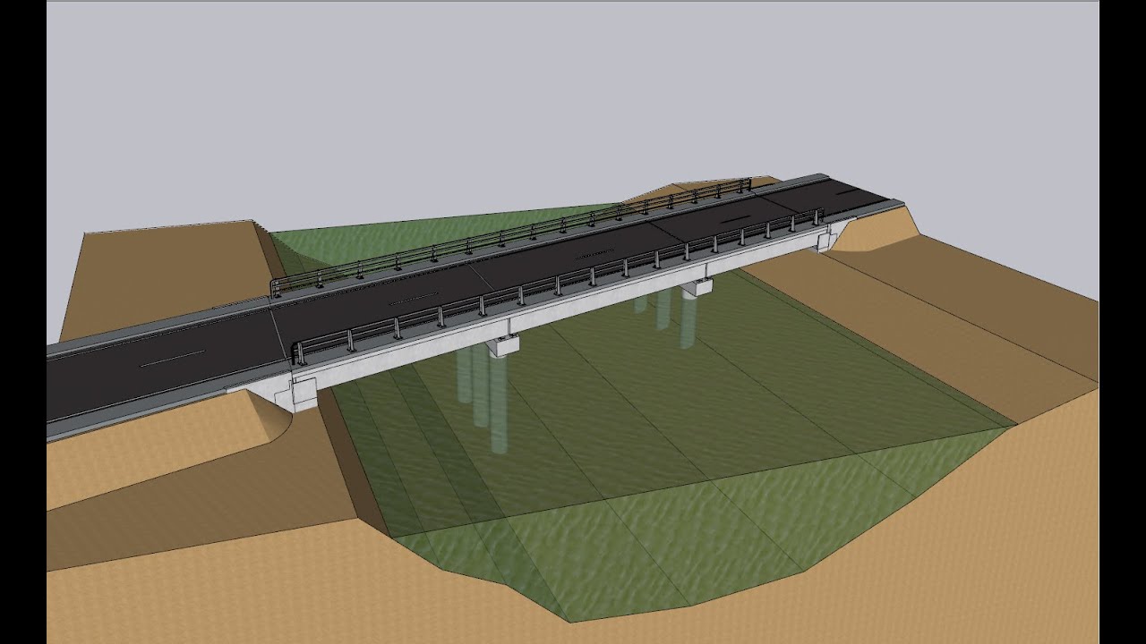 Pont à poutre en béton armé | pfe