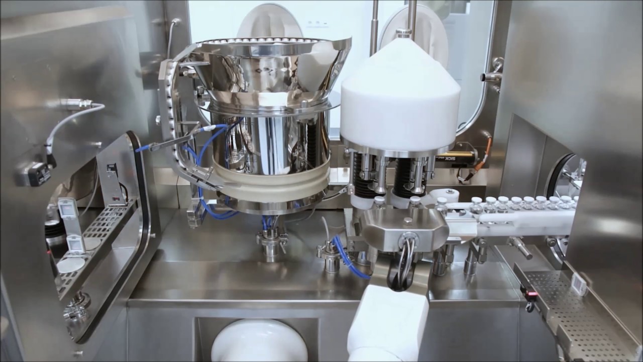 Our new robotic filling line in action