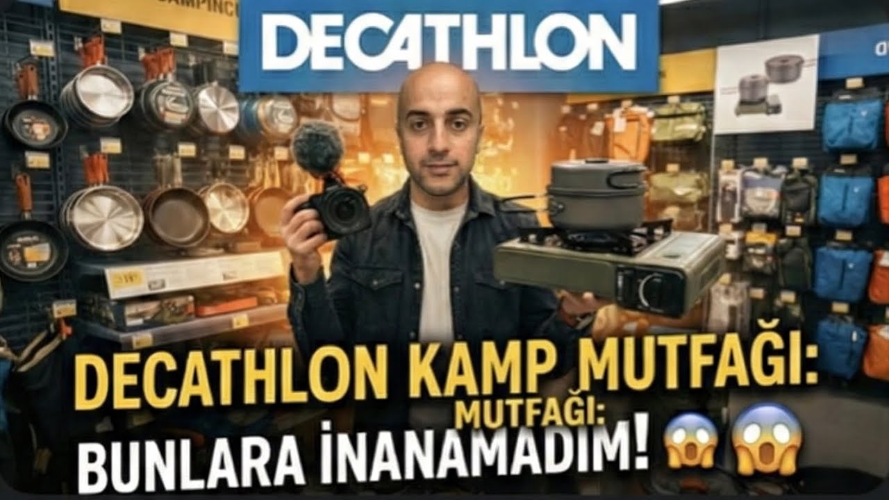 Dechatlon Kamp Mutfağı II &Uuml;r&uuml;n İnceleme II Kamp Malzemeleri, Yemek seti, Termos, Demlik.