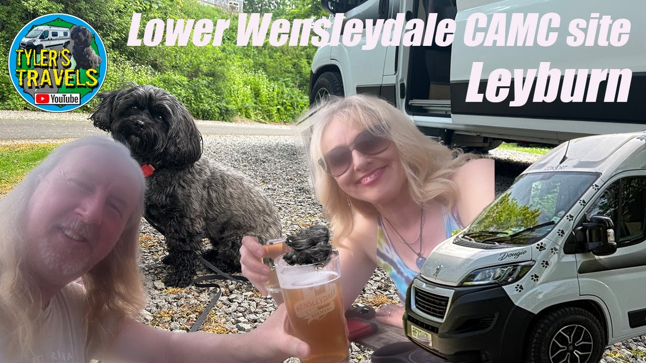 Lower Wensleydale CAMC site, Leyburn 2024 in our Consort Reef campervan