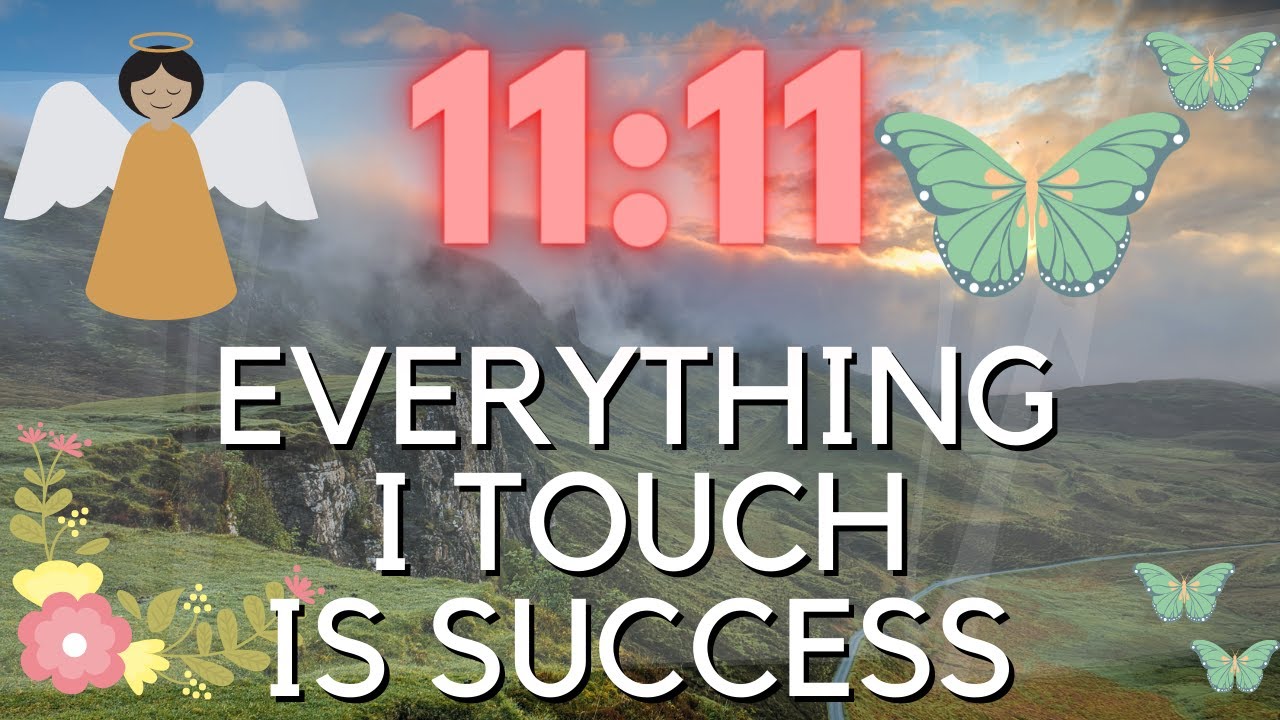 Everything I touch is success | The Law of attraction Quotes | LOA quotes | 11:11