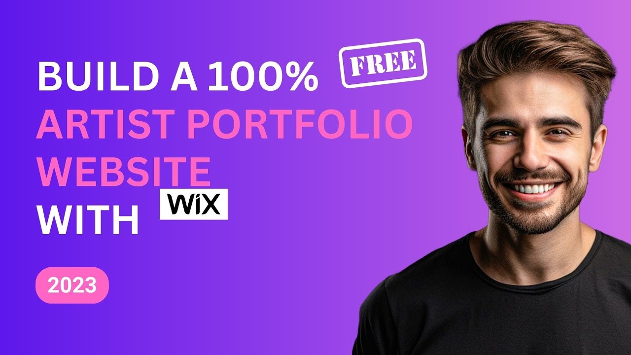 How to Build a FREE Artist Portfolio Website on Wix | 2024 Beginner Tutorial