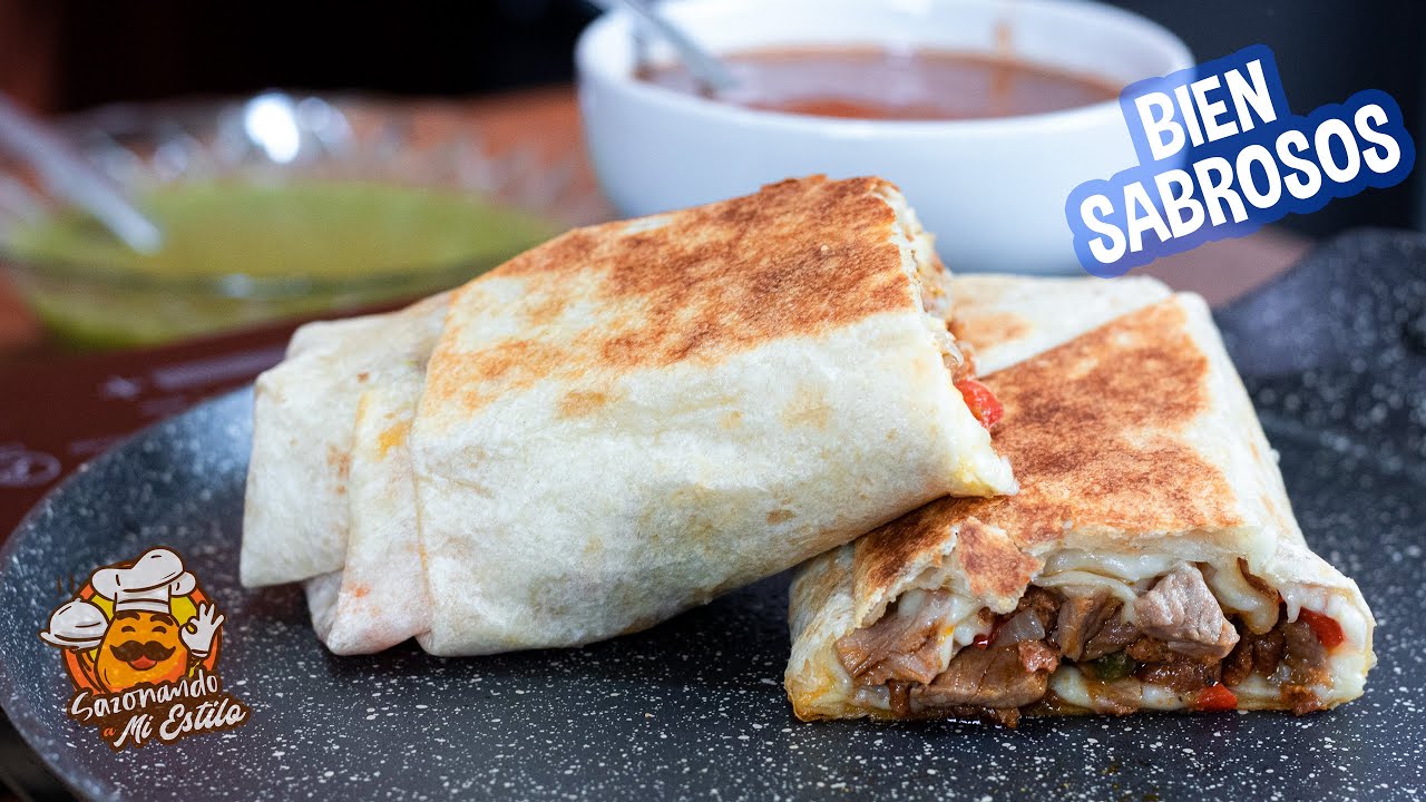 Como hacer Burritos con Carne en Sazonando a mi Estilo