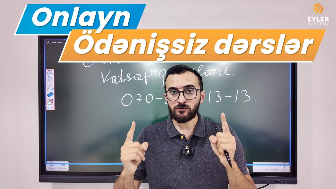 ✅❗️👉🏻Buraxılış və Blok fənlərindən &Ouml;DƏNİŞSİZ onlayn dərslər!