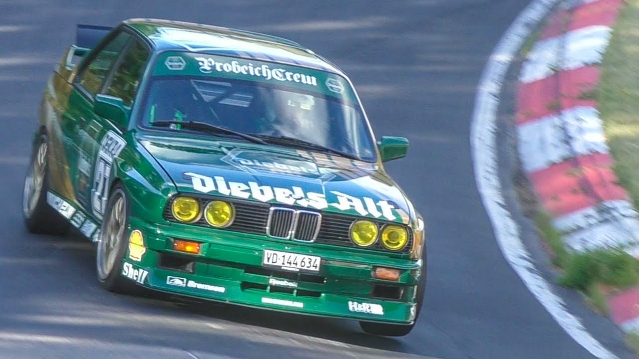 BMW E30 M3 w/ S62 V8 Engine on the Nurburgring