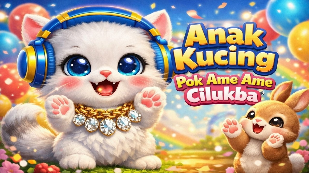 Anak Kucing Pok Ame Ame Cilukba 🐱 | Lagu Anak Indonesia Terpopuler