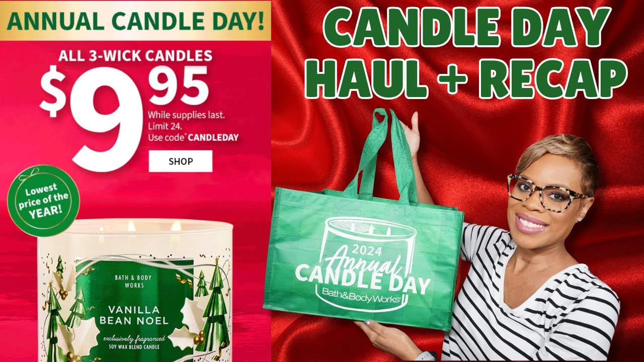 Bath and Body Works Candle Day 2024 Haul + Recap!