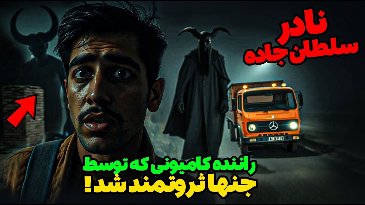 داستان ترسناک : جنها راننده کامیون فقیر رو ثروتمند کردن / نادر سلطان جاده و جنهای مسلمان