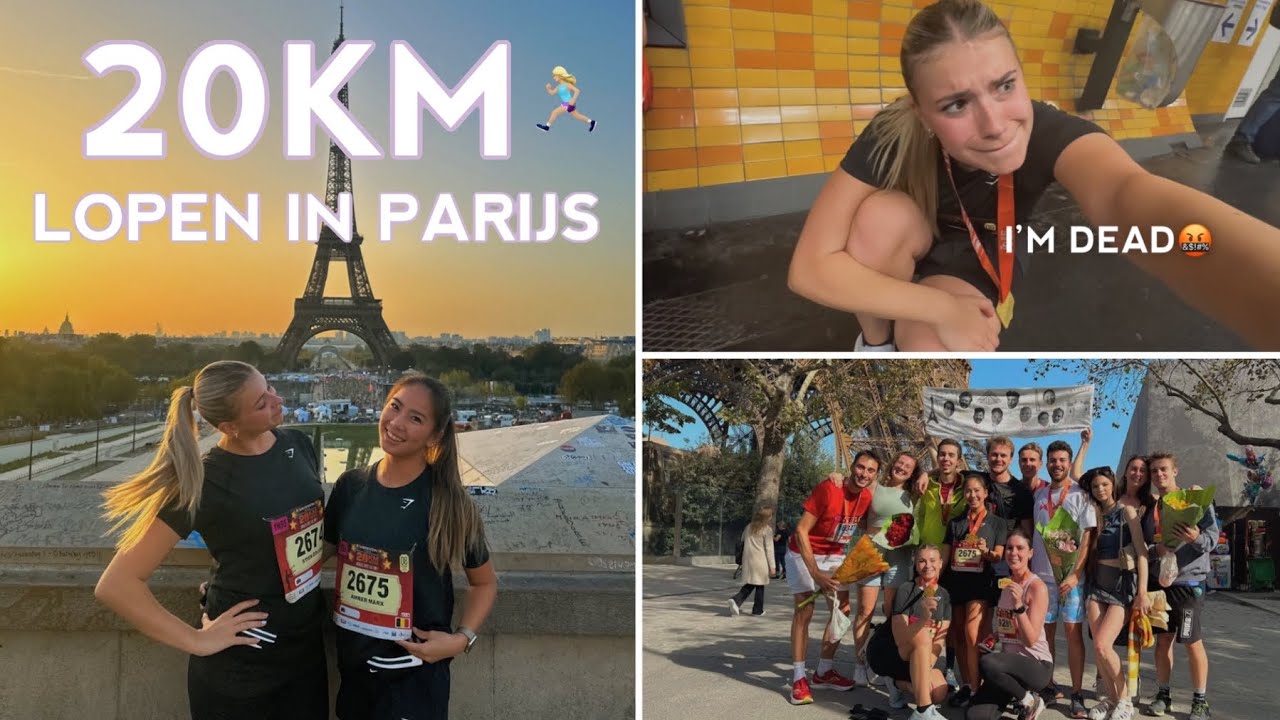 20KM LOPEN IN PARIJS!🏃🏼‍♀️🇫🇷 