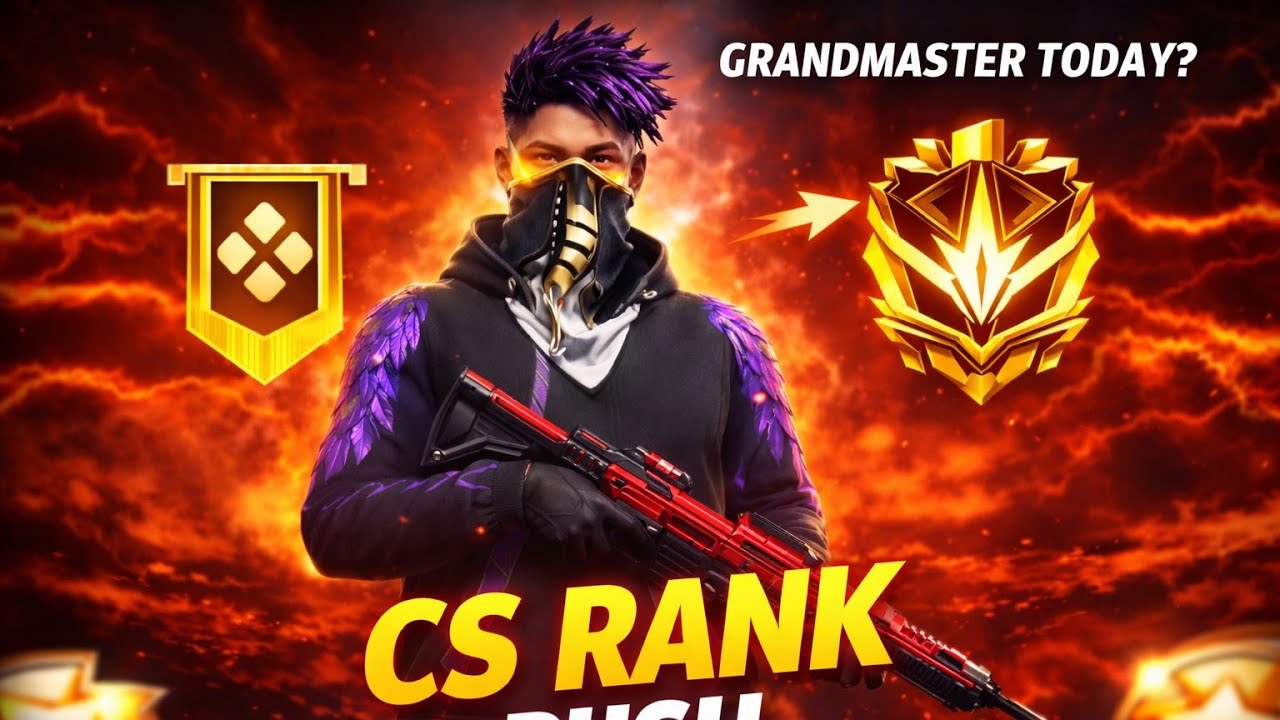 NX×REDEYE IS LIVE 🔴 | Clash Squad Rank Grandmaster Push 💥