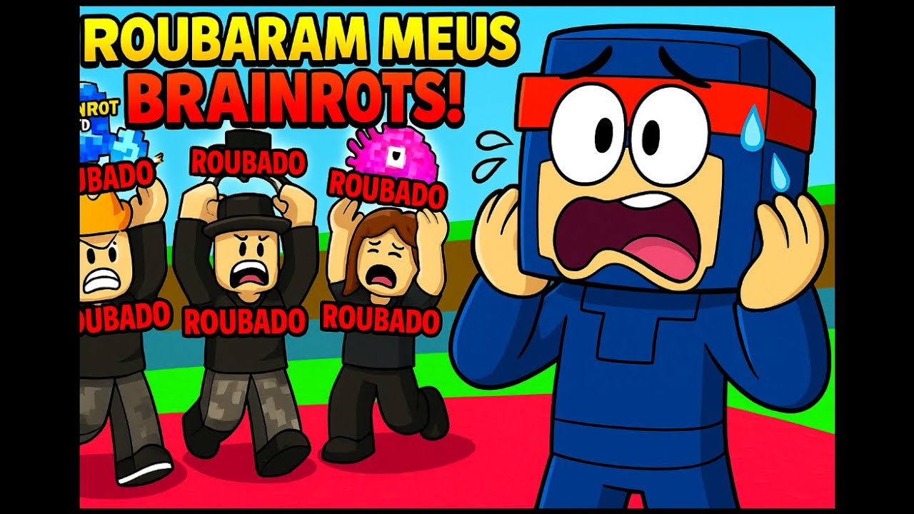 😱 MEUS INSCRITOS ROUBARAM TODOS MEUS BRAINROTS😭