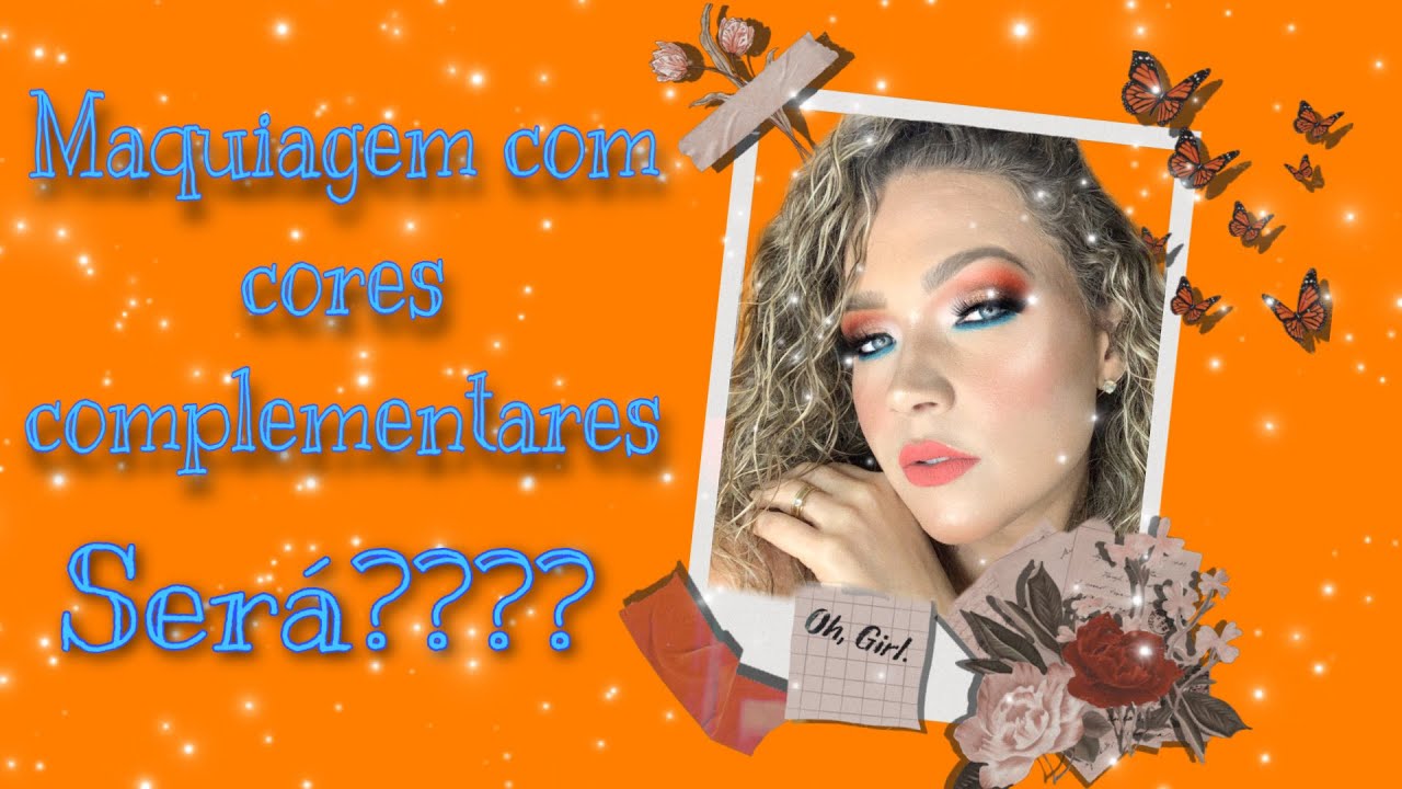 Make em tons complementares, laranja e azul!