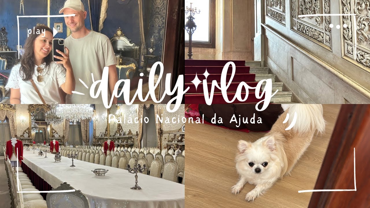 Palácio Nacional da Ajuda 🇵🇹 | Passeio histórico em Lisboa | Vlog em Portugal