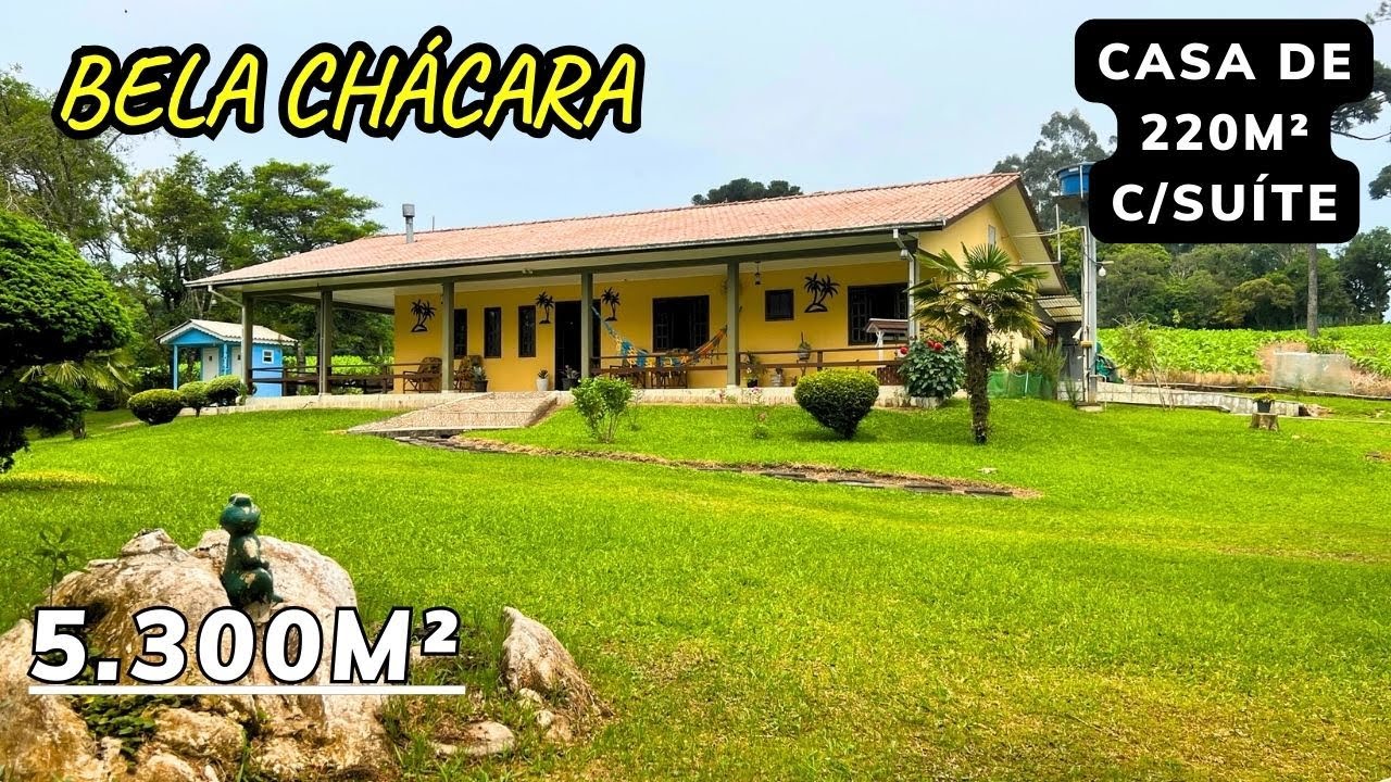 VENDIDA | CHACARA | POMAR DE FRUTAS TOP | GALINHEIRO | CASA DE PATRÃO |1HR DE CURITIBA