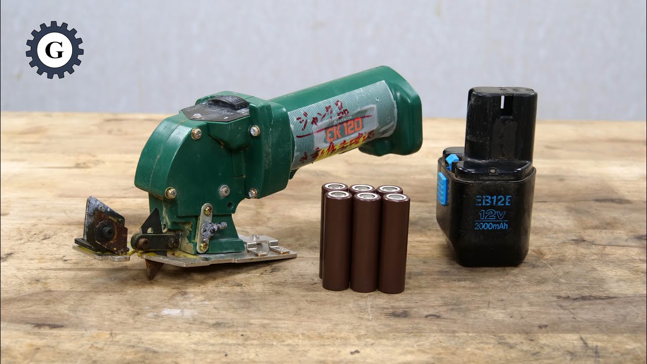 Vintage Cordless Knife Cutter Restoration | HITACHI CK 12D