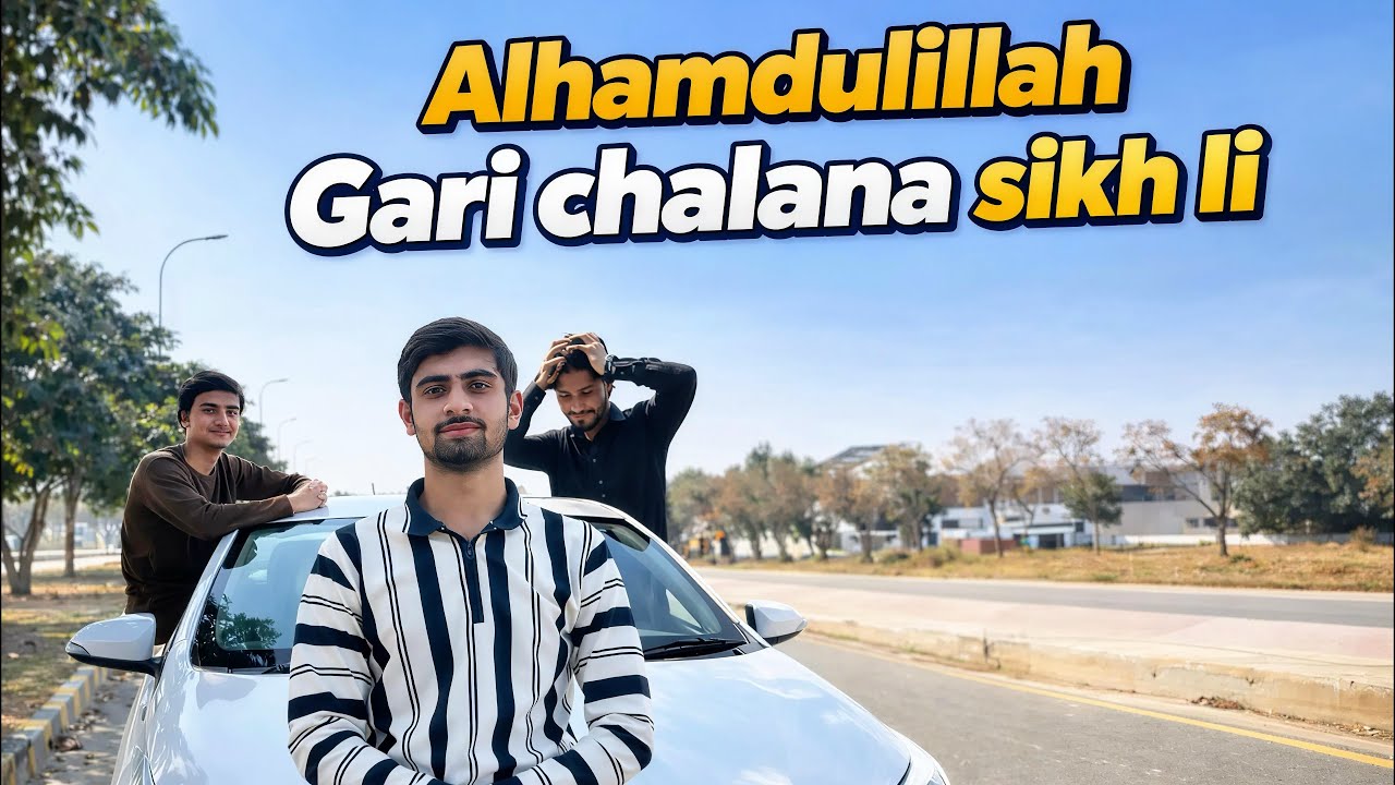 Alhamdulillah Gari Chalana Sikh Li 🚗