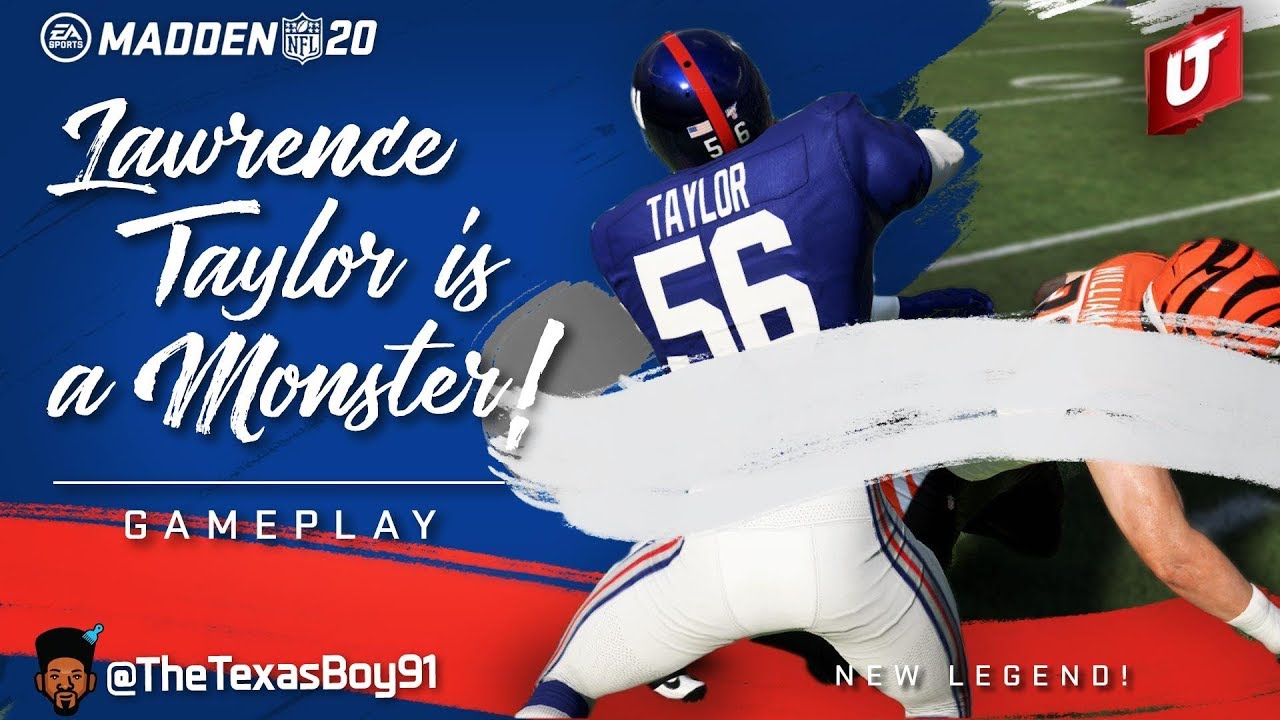 1 Million Coin Fully Powered Up Lawrence Taylor Is A Monster | Madden 20 Ultimate Team