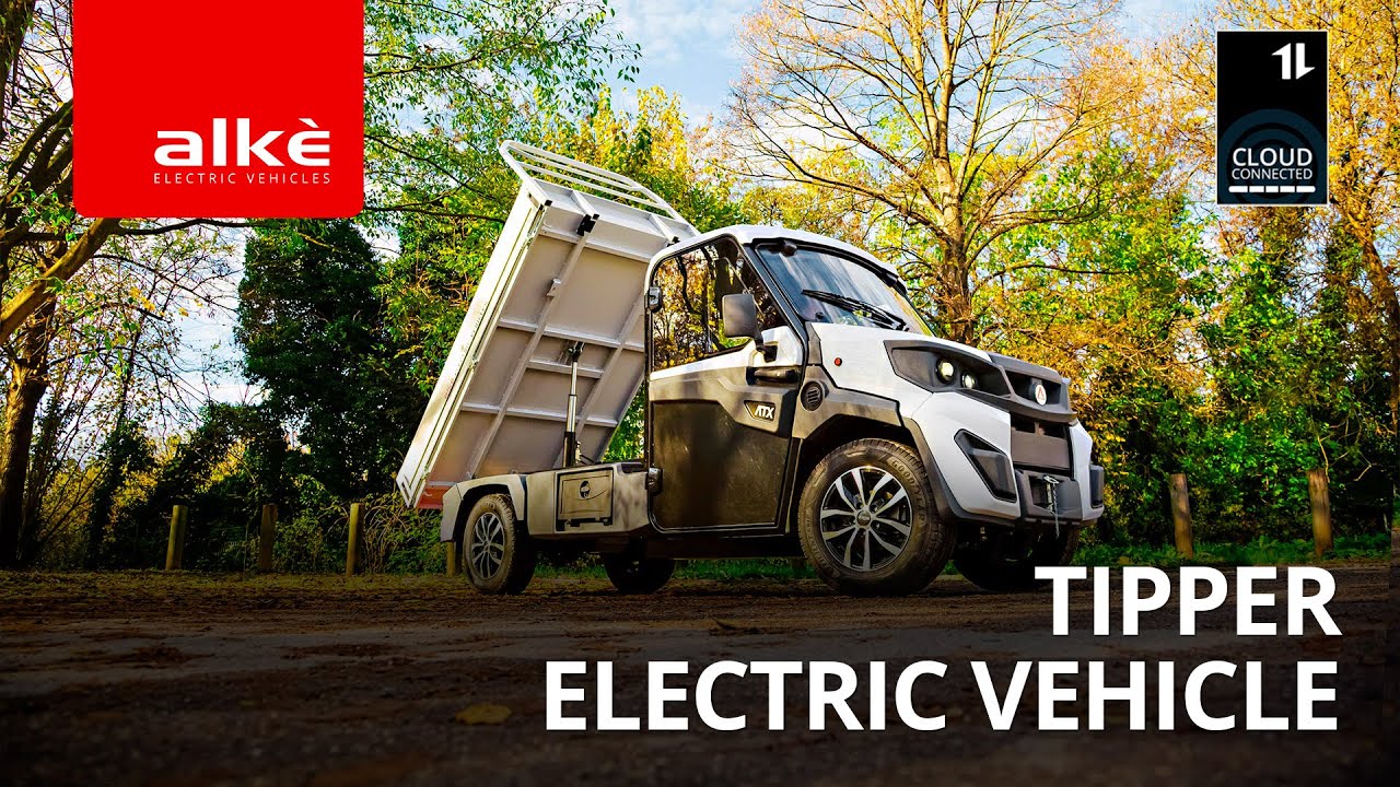 Alkè ATX4 with tipper: reduce handling times, even in the 4WD version!