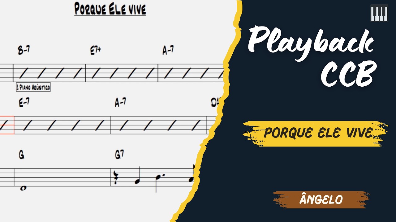 Porque Ele vive // Playback