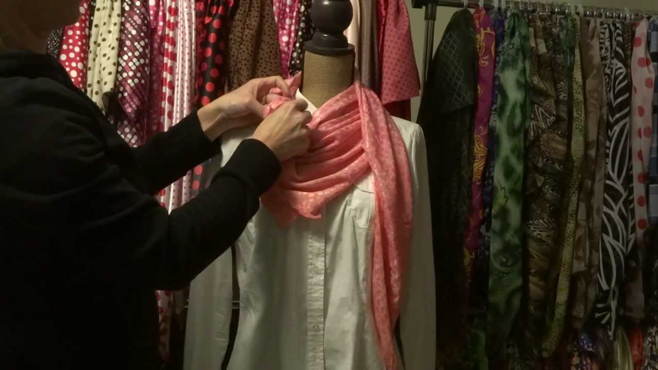 Scarf Tie #3 By Wild Rags & Scarves By Doris