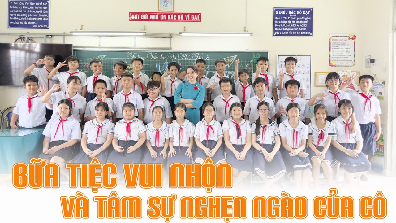 Kết thúc tiểu học bằng bữa tiệc vui nhộn và tâm sự nghẹn ngào của cô giáo
