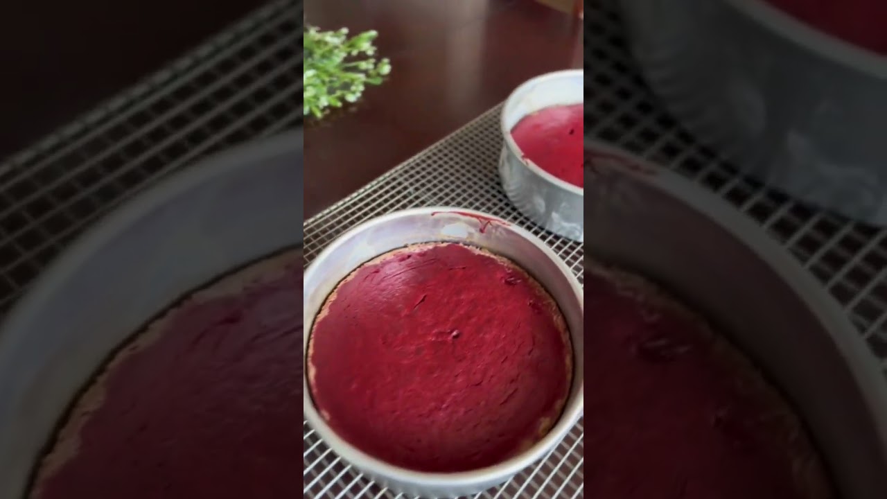 Red Velvet Cake #chef #redvelevetcake #cake #desserts #baking #blackchefs #sogood