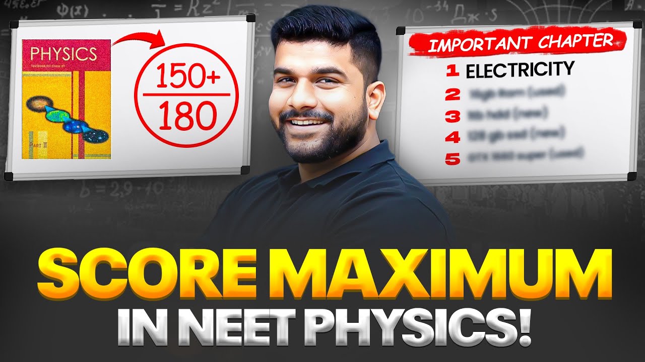 Most Scoring Strategy for NEET Physics 2025🤫 180/180 || PhysicsWallah