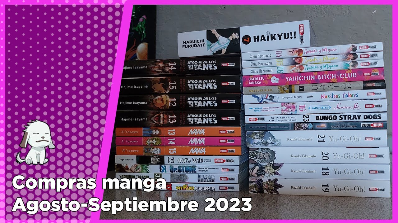Compras manga Agosto-Septiembre 2023
