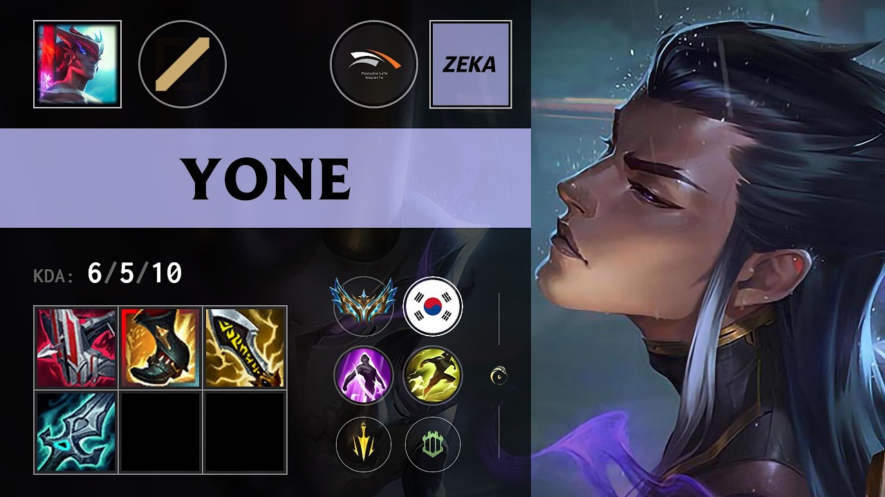 (HLE Zeka) Yone Mid vs Cassiopeia - KR Challenger Patch 26.13