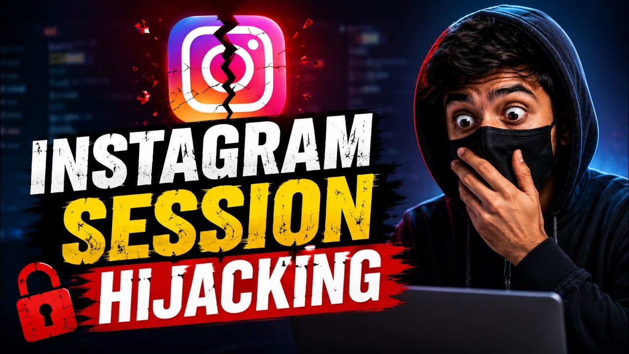 How Hackers Spy on Instagram Using Session Hijacking | Cyber Security (For Educational Purposes O...