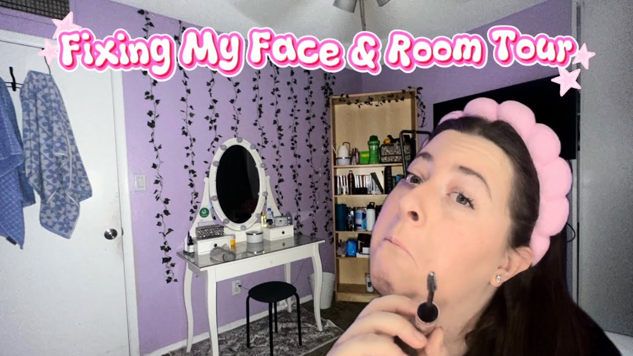 Fixing My Face & Room Tour!!