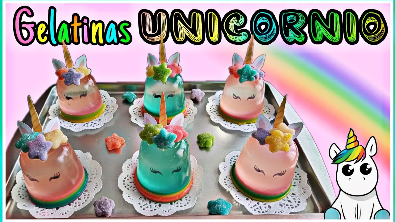 Gelatinas UNICORNIO 🦄