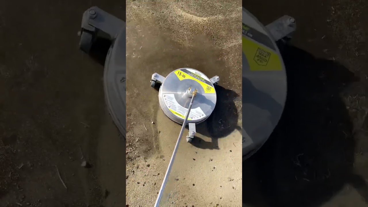 SATISFYING SurfaceMaxx Professional Surface Cleaner | Pressure Washing #pressurewashing #shorts