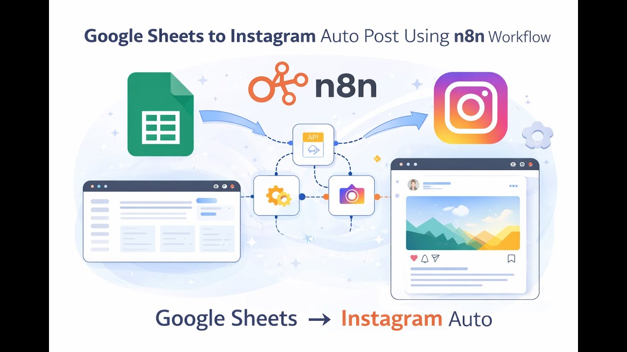 Automate Instagram Posting from Google Sheets Using n8n