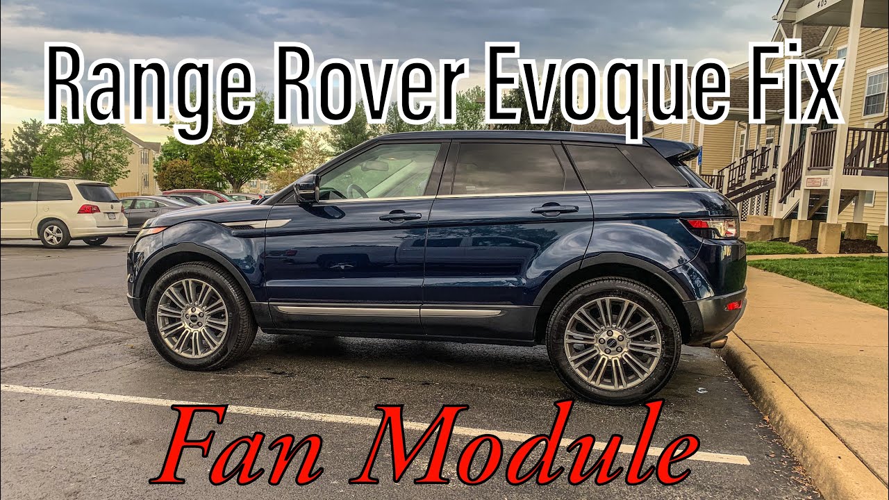 EVOQUE: КАК ОТРЕМОНТИРОВАТЬ👨‍🔧ВЕНТИЛЯТОР ДВИГАТЕЛЯ | RANGEROVER 2011–2016 | МОДУЛЬ ВЕНТИЛЯТОРА ОХ...