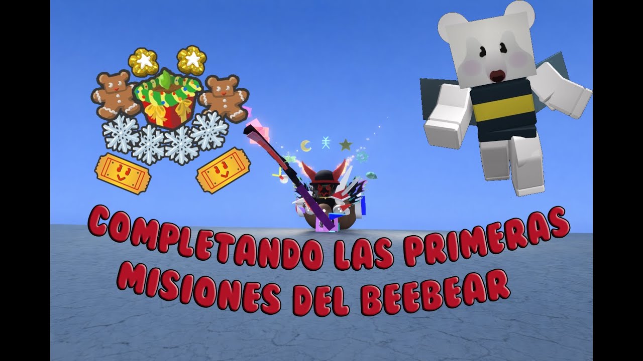 Completando las Primeras misiones del BeeBear en 🎁 Bee Swarm Simulator