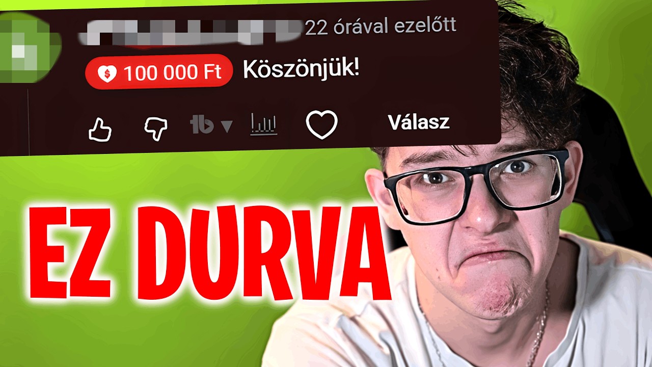 VÉLETLEN Küldtek 100.000 Forintot NEKEM!