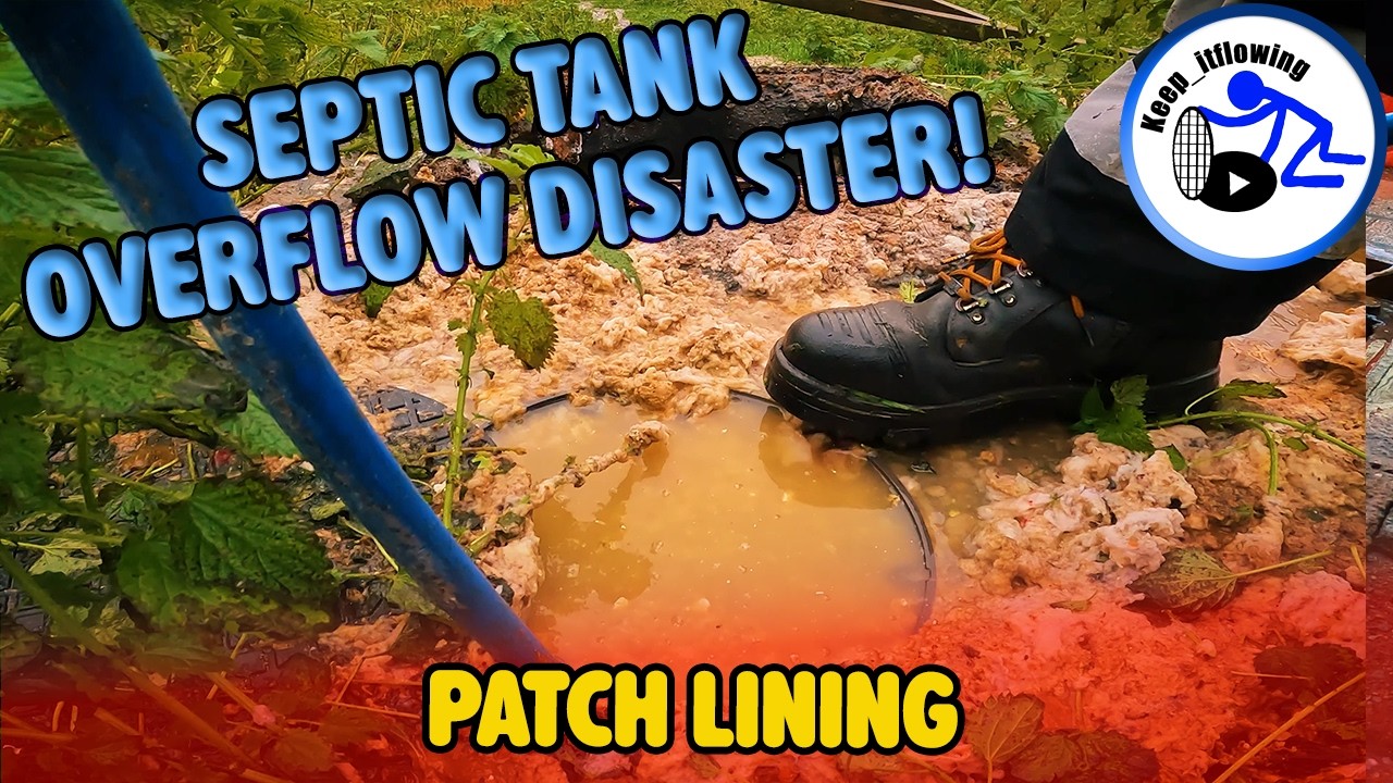 Septic Tank Overflow Disaster! -  Patch Lining