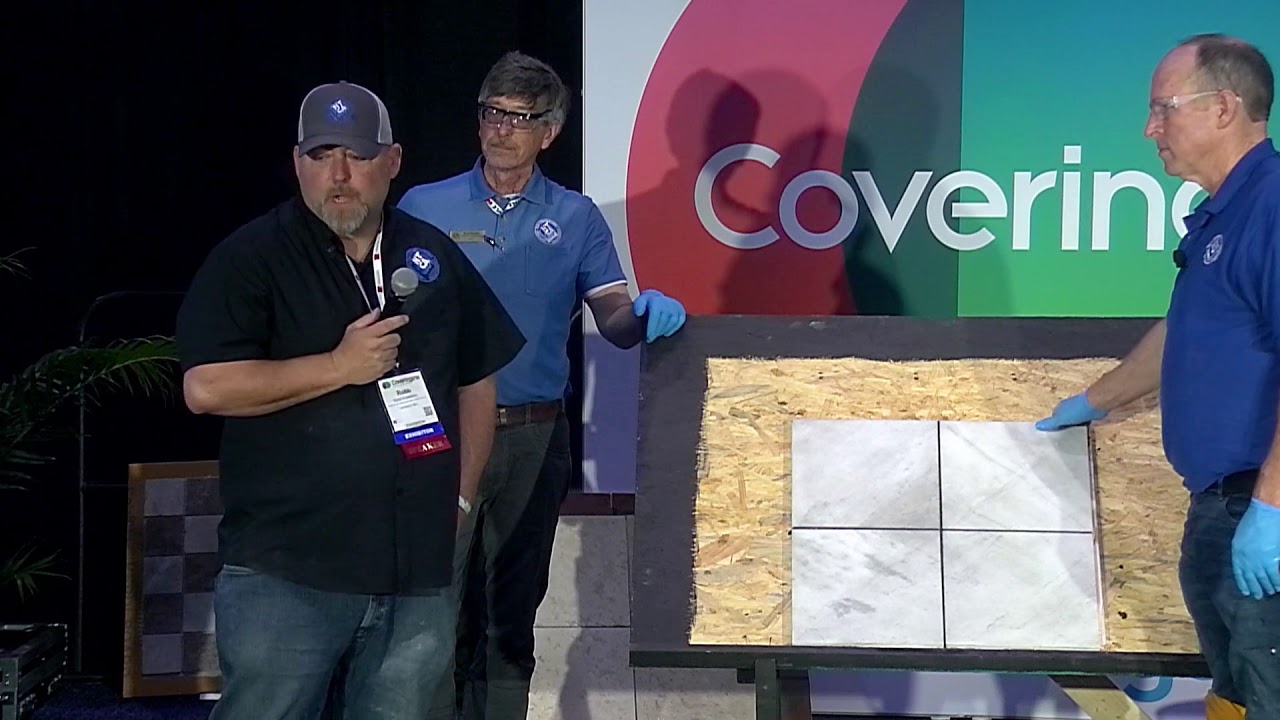 Coverings 2019: Demo Stage:  Pre-Grouting, Sealing, and Sealers: Care and Maintenance - NTCA