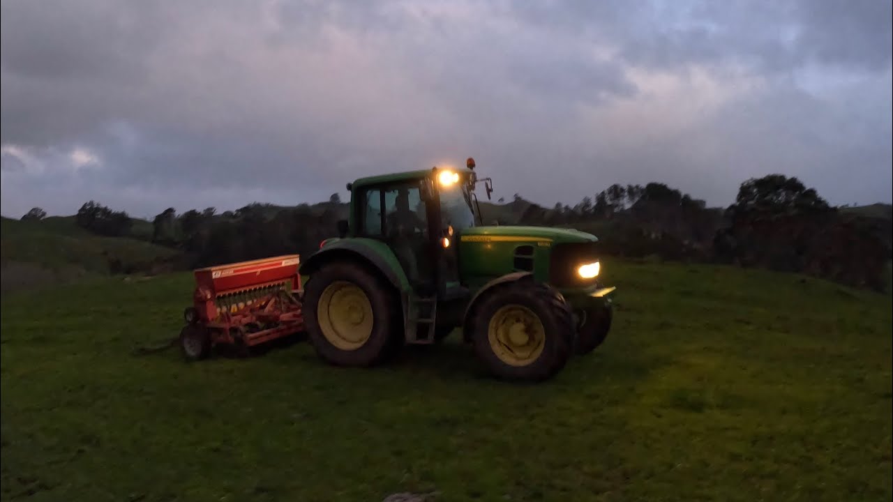 Direct drilling into some damaged paddocks