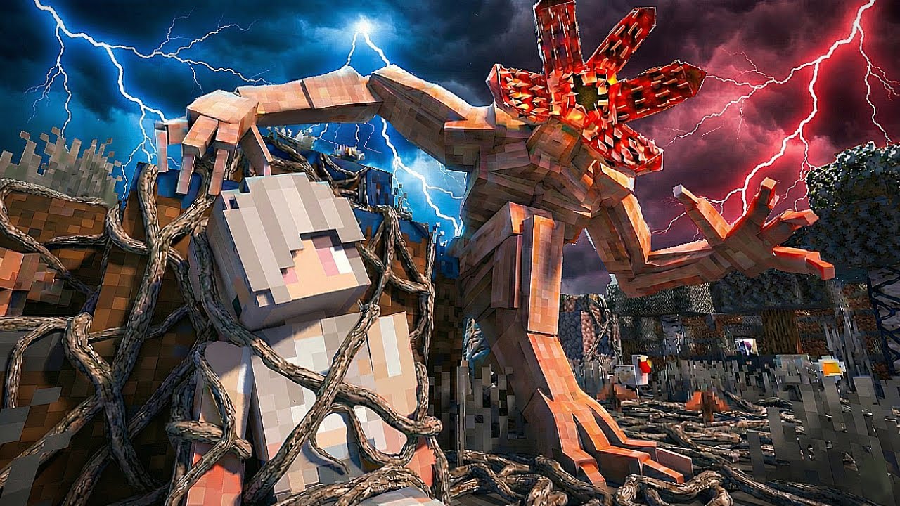 Этот мод по мотивам «Очень странных дел» для Minecraft — просто БЕЗУМНЫЙ.