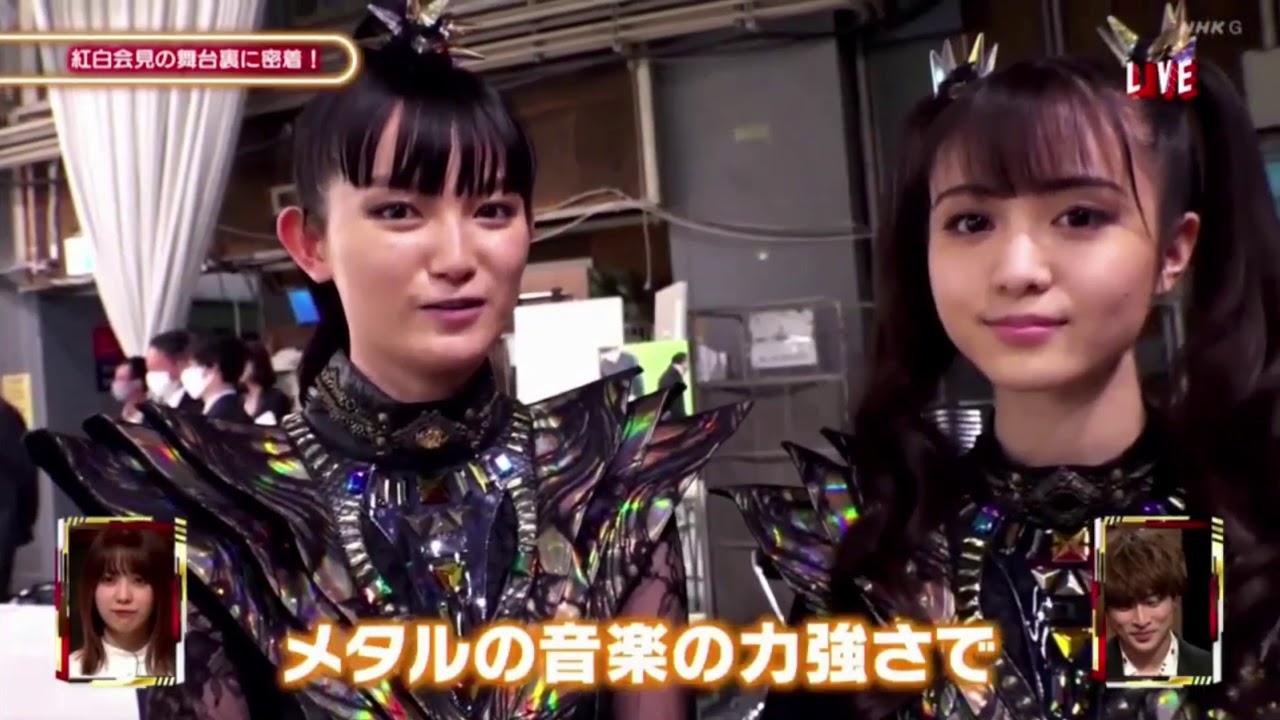 Behind the Scenes of SU-METAL and MOAMETAL at the Kōhaku Red Carpet [with Eng Subs]