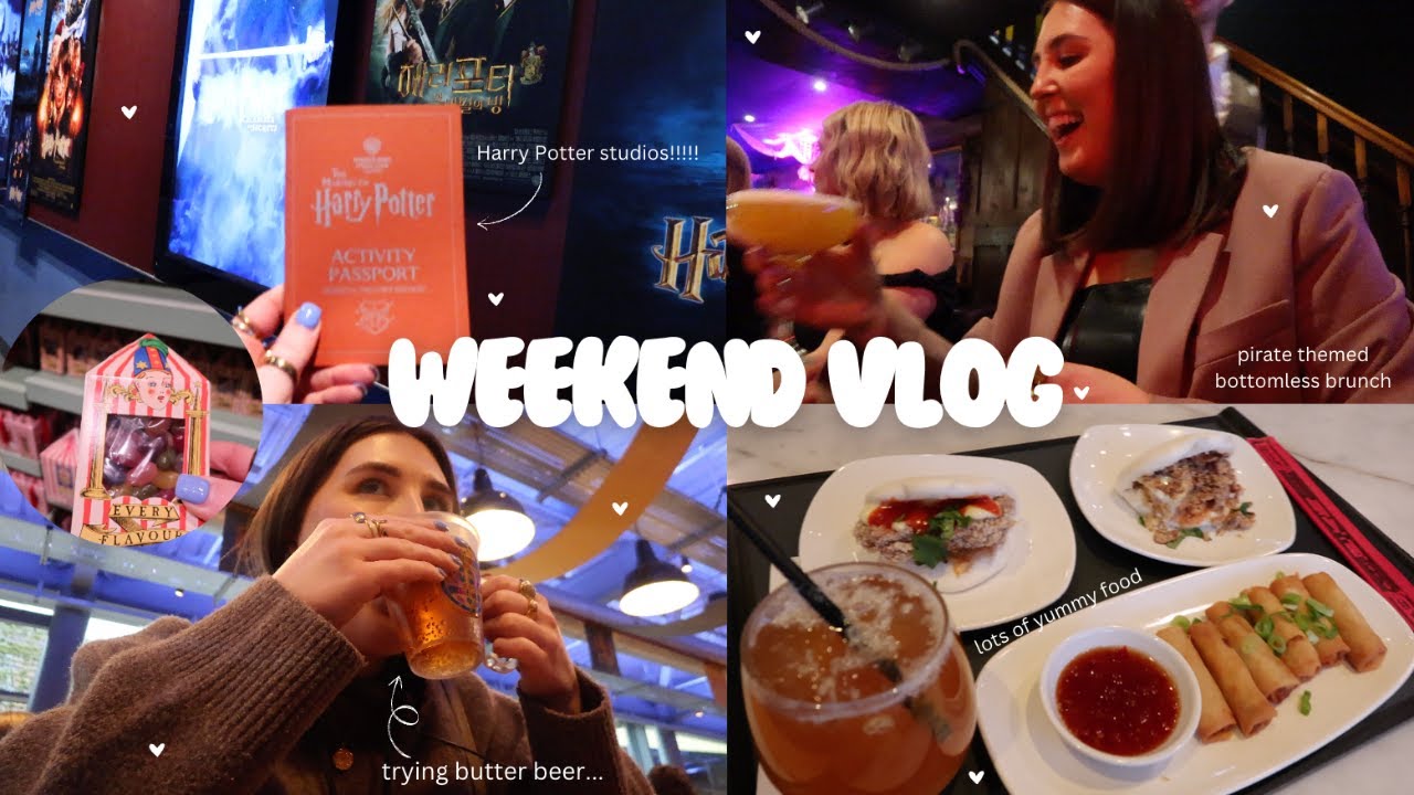 SPEND THE WEEKEND WITH ME | Harry Potter studios, Westfield Shopping & A Bottomless Brunch