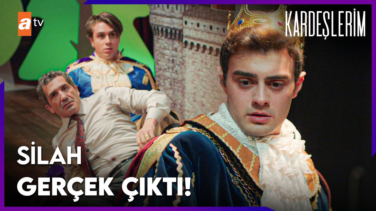 Ömer sahnede amcasını vuruyor! - Kardeşlerim 17. Bölüm