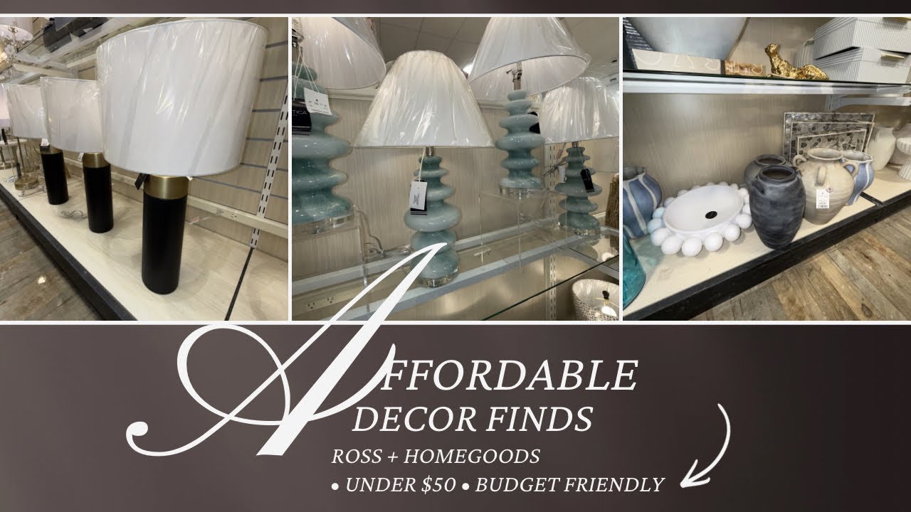 Ross + HomeGoods Decor Finds | Affordable Home Decor Walk-Through with Prices 🤍